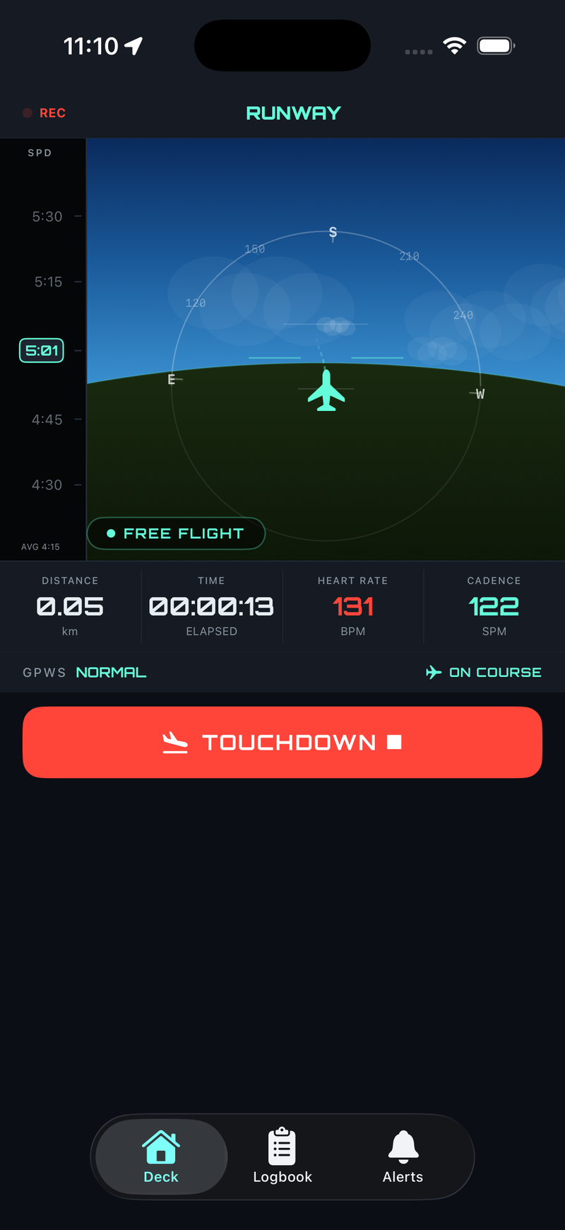 FREE FLIGHT · CRUISE
